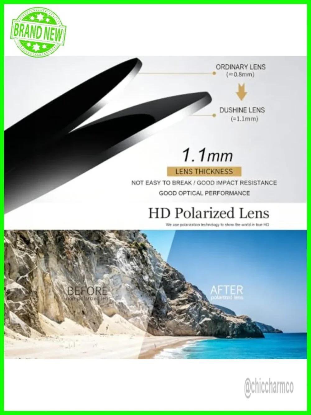 Polarized Sunglasses for Women Retro UV400 Protection TAC Lenses Lightweight